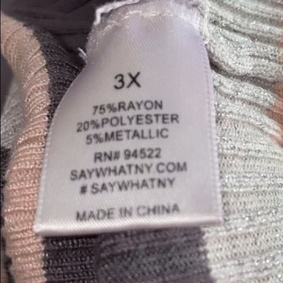 Say What Striped Metallic Sweater Dress - Picture 2 of 7